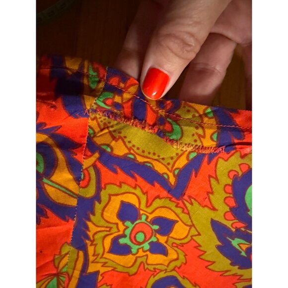 Vintage Hawaiian Casuals by Stan Hicks Maxi Dress – Mock Neck, Side Pockets, Hon - Picture 9 of 14